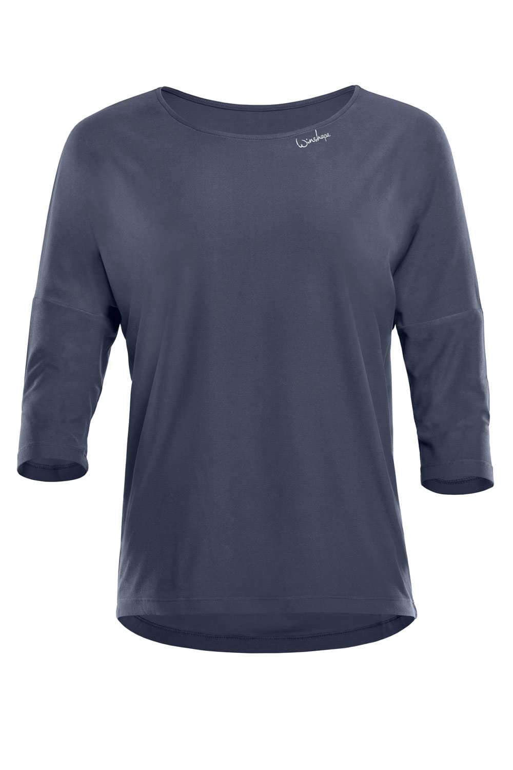 WINSHAPE Damen Damen Functional Light and Soft ¾-arm Top Dt111ls Yoga-Shirt S Anthrazit, S Anthrazit