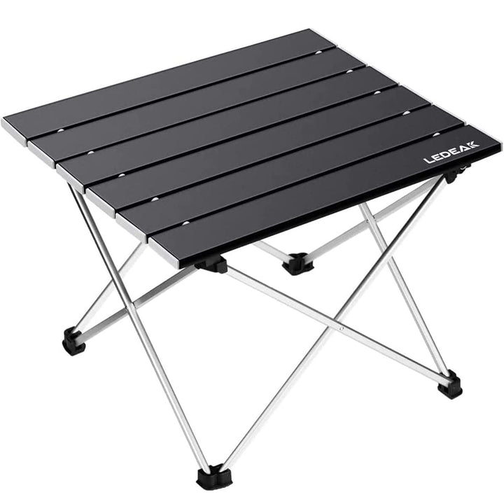 Ledeak Tragbar Klapptisch, Aluminium Campingtisch Ultra Leichte mit Tasche, Leicht zu tragen, klappb