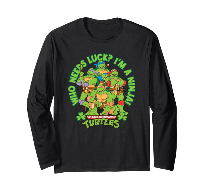 Teenage Mutant Ninja Turtles St. Patrick's Day Luck Langarmshirt
