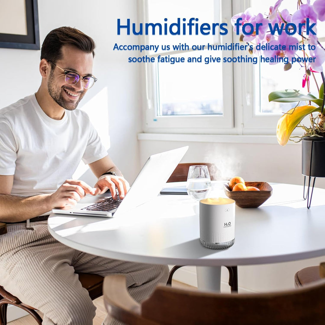 BAMCOO Luftbefeuchter,Luftbefeuchter Schlafzimmer für kinderzimmer klein Geeignet Für Babys Und Pfla