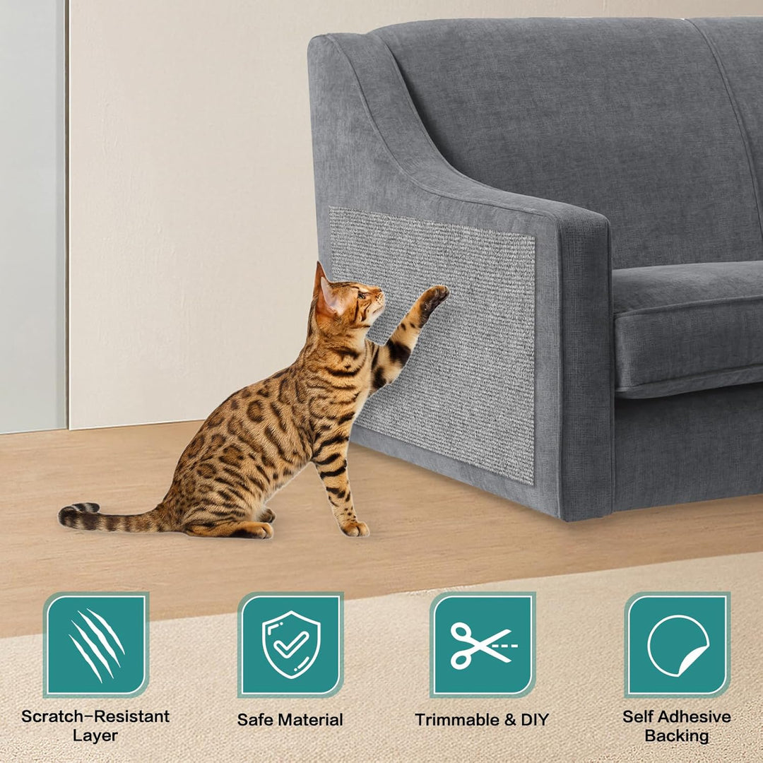 Kratzteppich selbstklebend Kratzmatte Katze Sofa Kratzbretter Katze Wand Kratzbrett Katzen Katzenwan