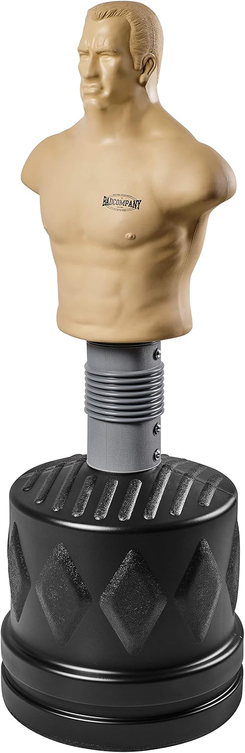 Bad Company Bob der Box-Dummy I Höhenverstellbarer Boxsack-Torso für gezieltes Kombinationstraining