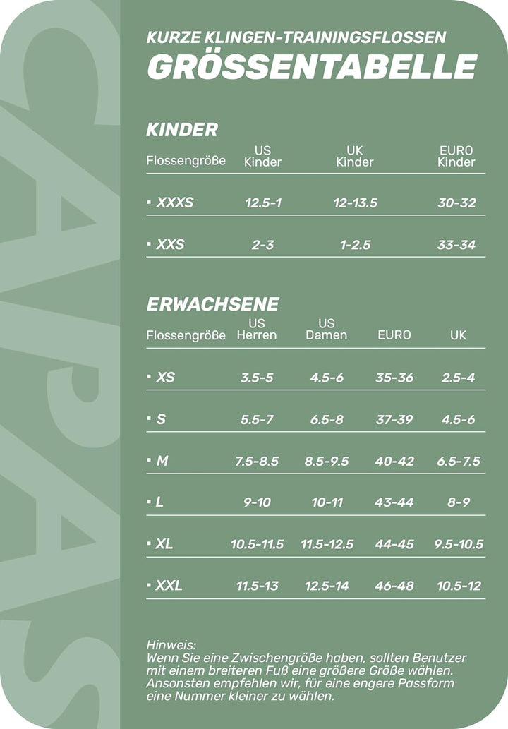 CAPAS Kurze Trainingsflossen für Schwimmen | Komfortable Silikon Schwimmflossen | Kurzflossen | Tauc