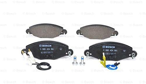 Bosch BP327 Bremsbeläge - Vorderachse - ECE-R90 Zertifizierung - vier Bremsbeläge pro Set