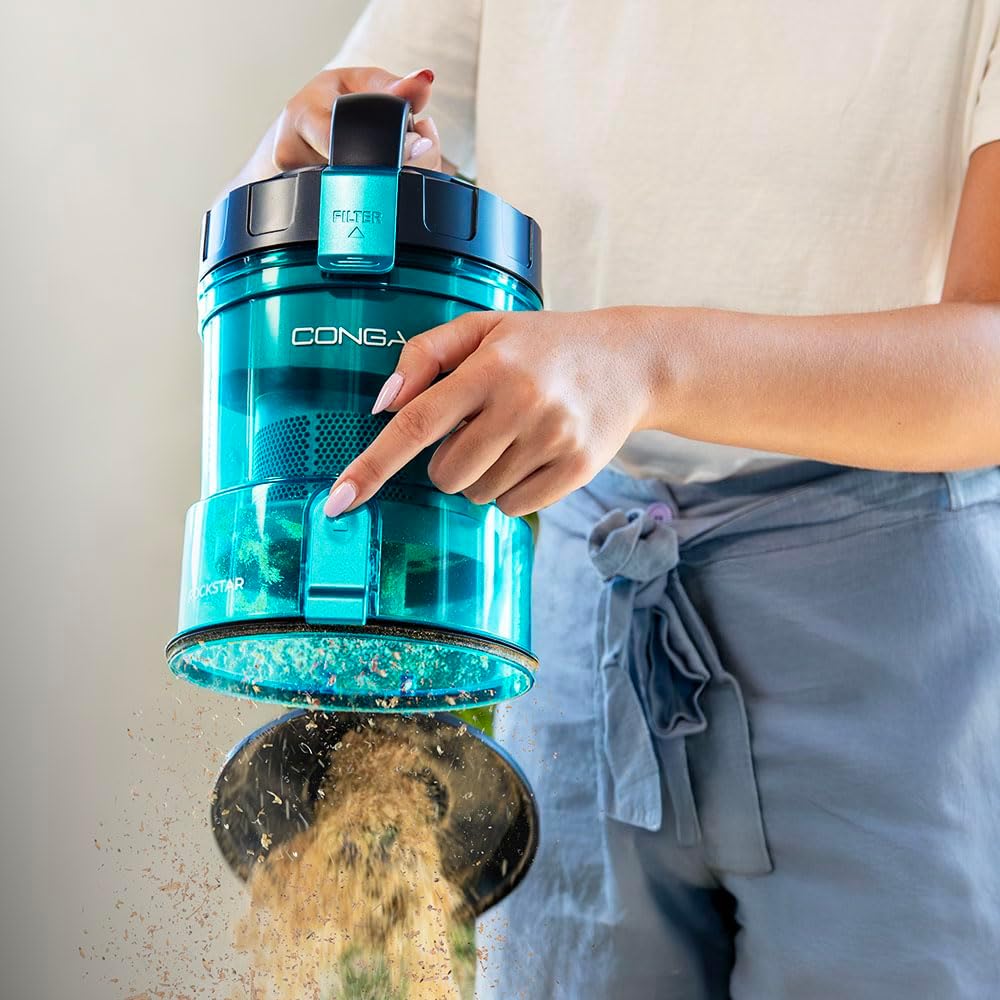 Cecotec beutelloser Bodenstaubsauger Conga Rockstar Cyclonic XL. 890W, 2,5L Grossbehälter, Hochleist