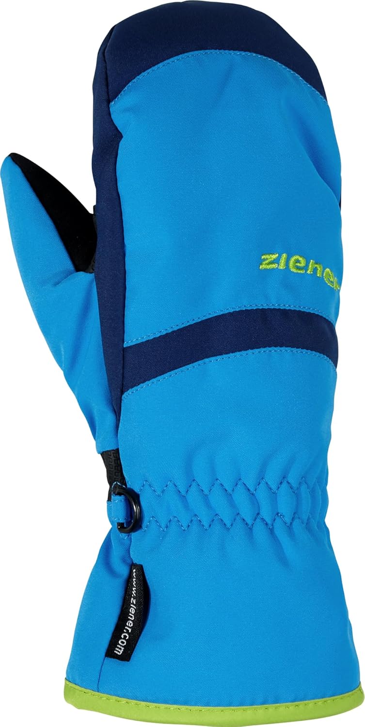 Ziener Kinder LEJANOS AS Ski-Handschuhe/Wintersport | Wasserdicht, Atmungsaktiv 6.5 persian blue, 6.