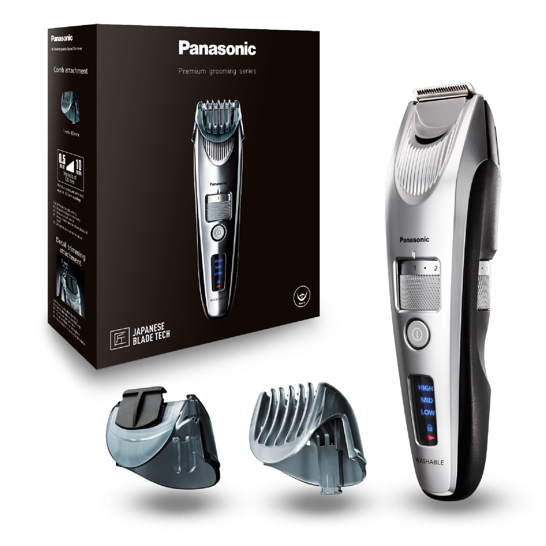 Panasonic Premium Bartschneider ER-SB60, 19 Längeneinstellungen, Barttrimmer 0,5-10 mm, Trimmer für