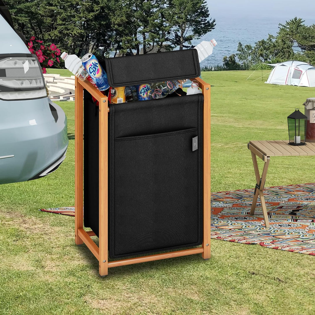 ADEL DREAM 80L Pfandflaschen Sammelbehälter mit Deckel Gross Pfandflaschen Aufbewahrung Behälter Lee