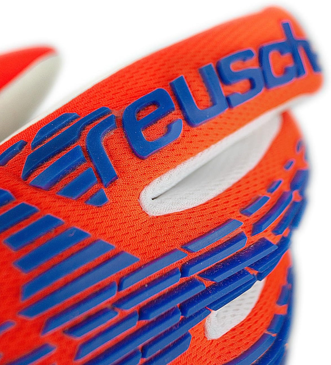 Reusch Unisex Jugend Attrakt Freegel Silver Junior Torwarthandschuh 4 orange-blau, 4 orange-blau