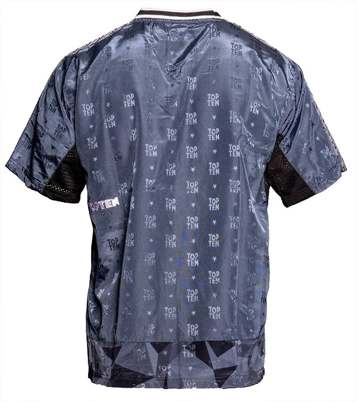 T-Shirt mit V-Ausschnitt zum Kickboxen „Kickboxjacke Prism“ Schwarz M, Schwarz M