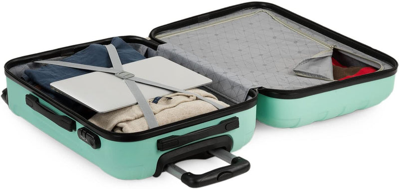 ITACA - Reisekoffer der Firma, Set mit 4 Rädern – Set Travel Cases ABS – Set Sturdy and Light Travel