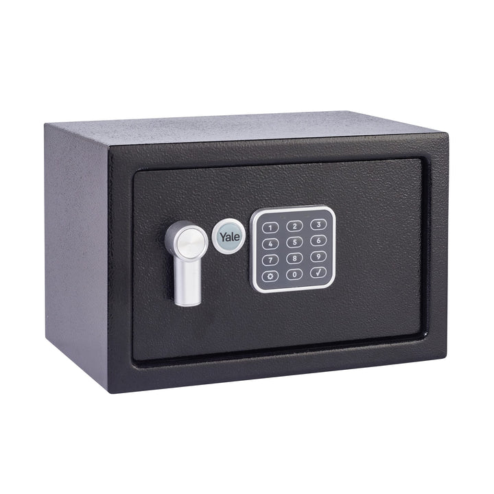 Yale Elektronischer Tresor mit Alarm - Klein - YEC/200/DB2 - Standardsicherheit - Schwarz Small New