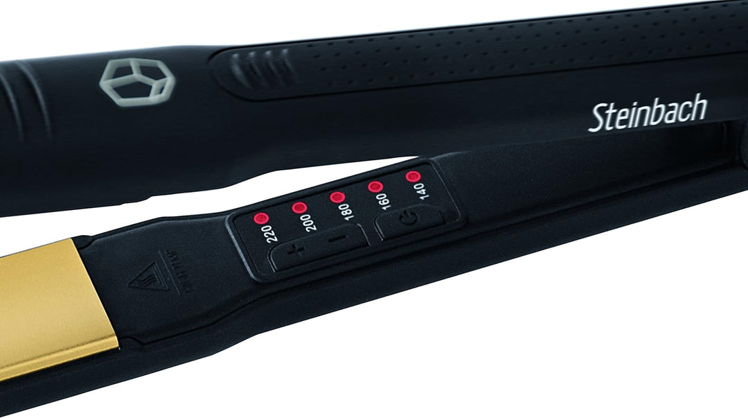 Steinbach Professional 603 Cute Crimper Straightener Turmalin Ionic 3 in 1 schwarz