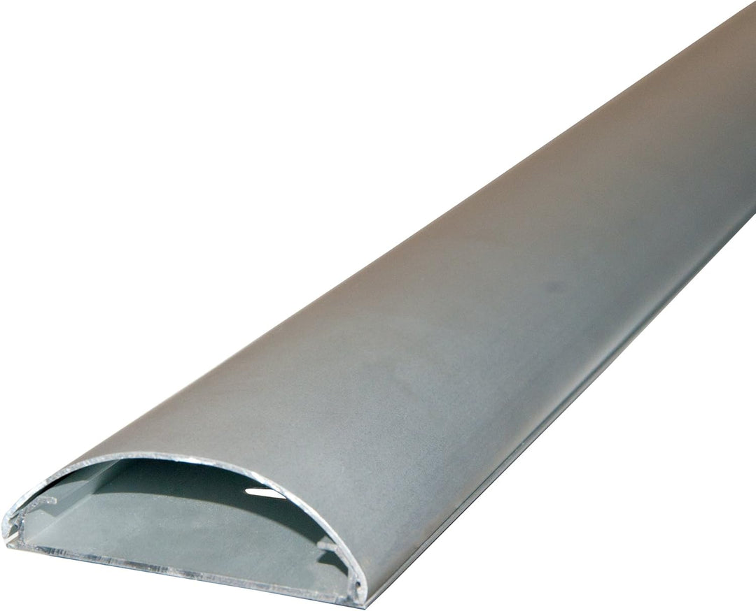 HFTEK - Kabelkanal Alu Abdeckung Aluminium Wand Leitung Cover 100 x 6 x 2,2 cm - HF12A, HF12A