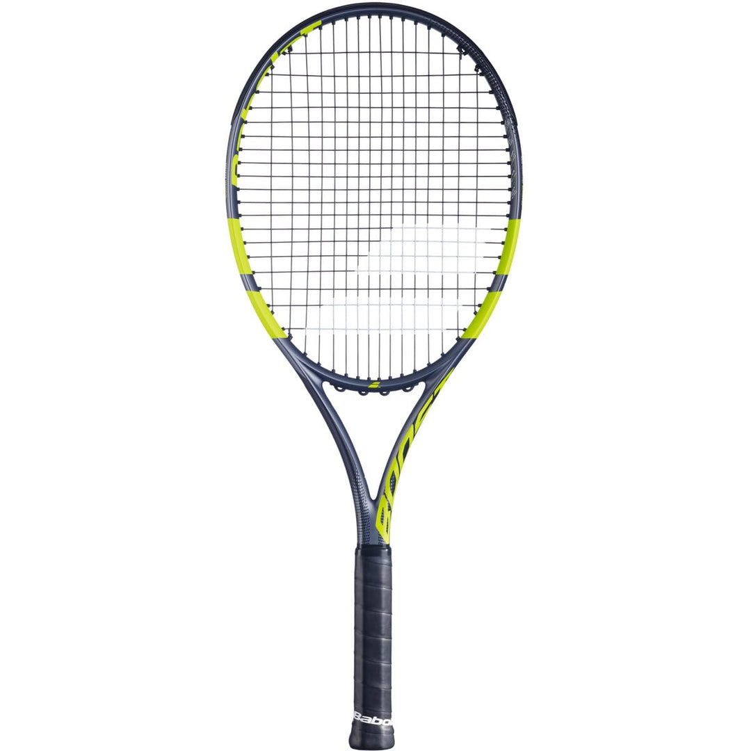 Babolat Boost Aero Strung Tennisschläger Graugrün/Gelb 4 1/4" Grip, 4 1/4" Grip