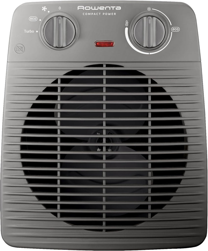 Rowenta Compact Power Heizlüfter, 2 Leistungsstufen, kompakte Abmessungen, Thermostat, Kühlstufe, Tr