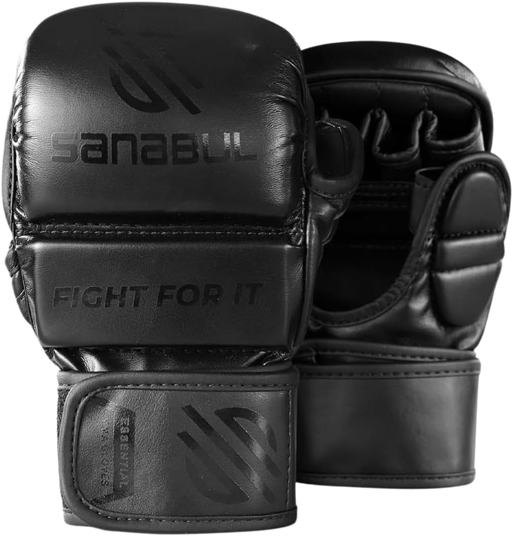 Sanabul Essential 7 oz MMA Handschuhe | MMA Trainingshandschuhe | Hybrid Sparring Handschuhe für MMA