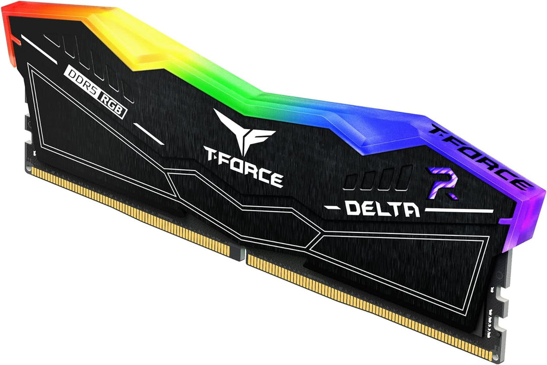 Team Delta RGB Black 32GB DDR5 7800-38, (2x16GB), FF3D532G7800HC38DDC01 32GB(2x16GB) DDR5 7800MHz 38