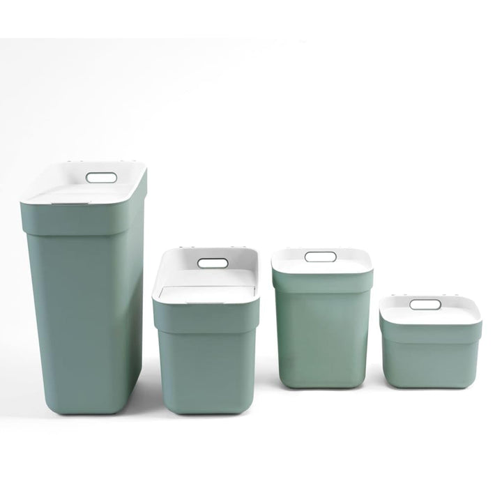 CURVER Mülleimer, 30 l, Ready to Collect – mit Wandhalterung für Wand oder Tür – Küche, Badezimmer,
