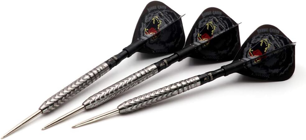 CUESOUL 22g / 24g / 23g 90% Wolframstahl Dart Set Serie Silber-2 24g, Silber-2 24g