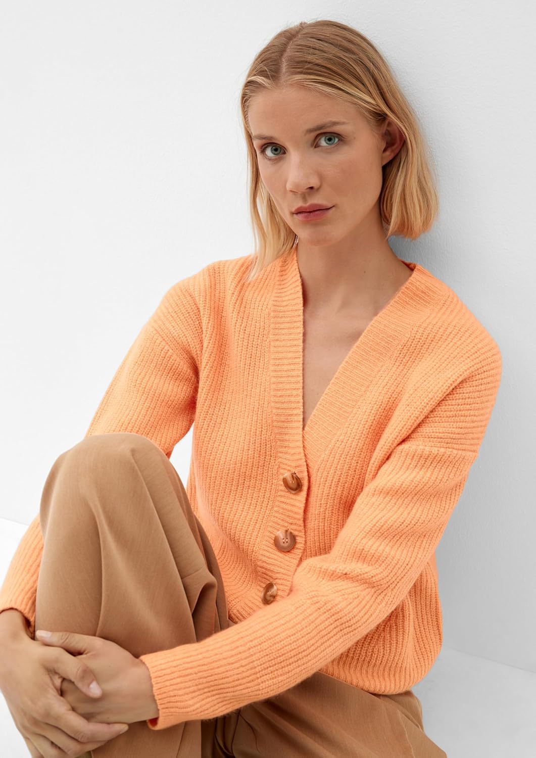 s.Oliver Lange Strickjacke 48 2131_mango, 48 2131_mango