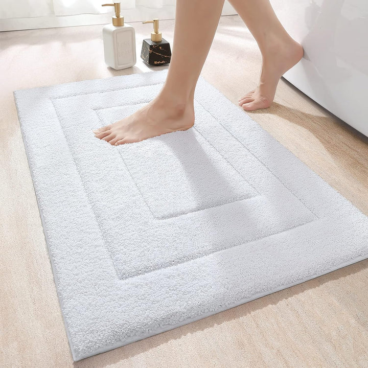 DEXI Badteppich rutschfeste,weicher Badezimmerteppich Wasserabsorbierend Badematte maschinenwaschbar