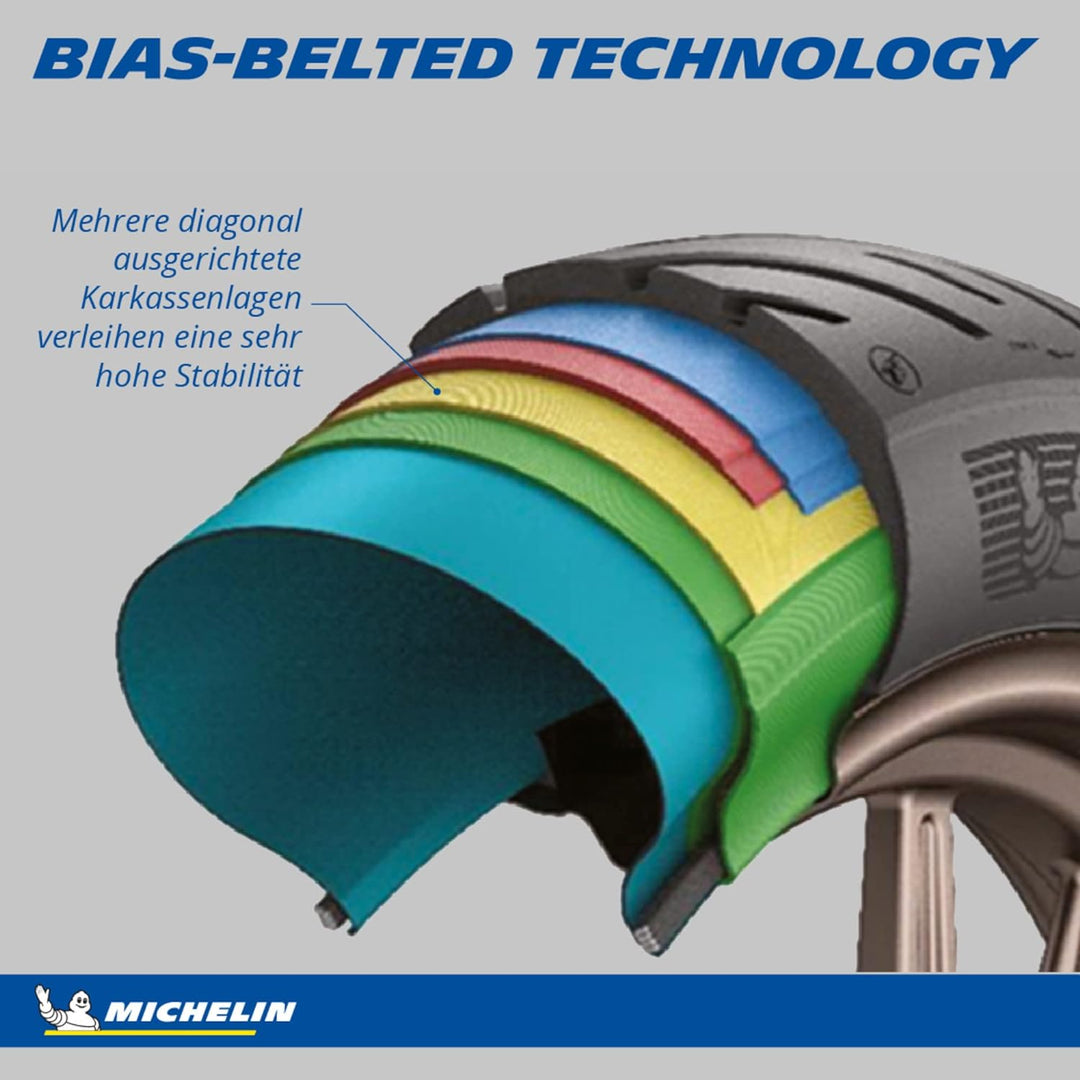 MICHELIN Road Classic Motorradreifen 130/90B17 68V Hinterrad, Hinterrad