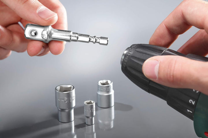 kwb Steckschlüssel Adaptersatz 3-teilig - Hochwertige Chrom-Vanadium-Stahl Adapter für Stecknüsse -