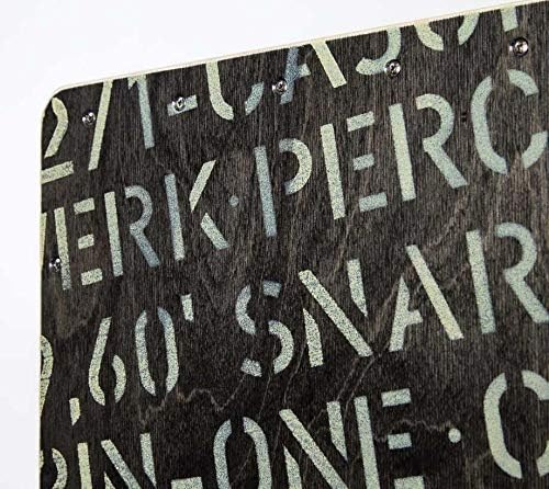 Schlagwerk CP404BLK 2-in-1 Handtrommeln schwarz edition Black H 49cm Single, Black H 49cm Single