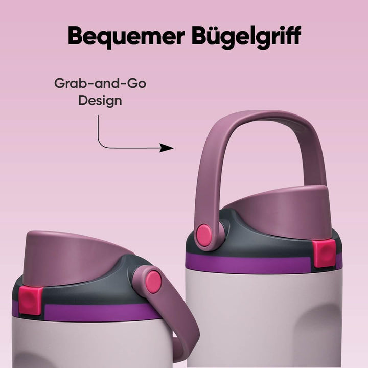 Owala FreeSip Sway Isolierte Edelstahl Trinkflasche mit Strohhalm und 2‑in‑1‑Trinköffnung, 890ml, in