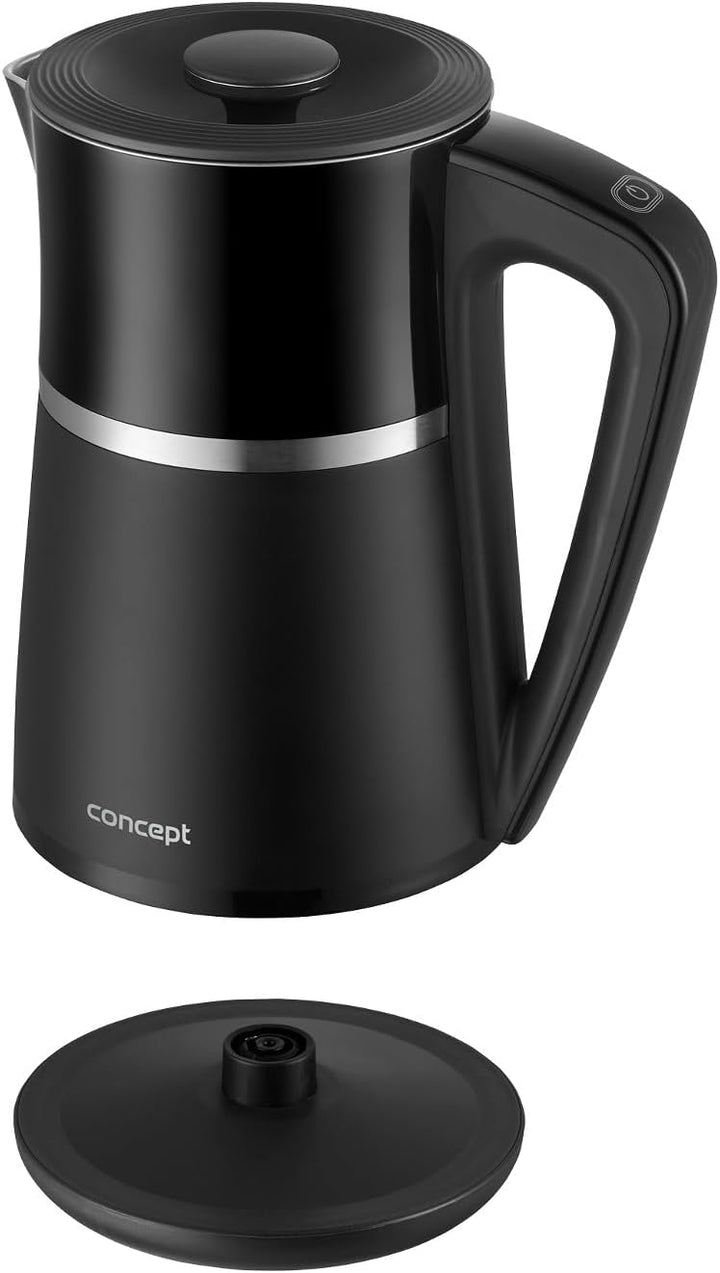 Instant-Wasserkocher mit Temperaturregelung 1,7 l, RK3100 1.7 Liter Schwarz, 1.7 Liter Schwarz
