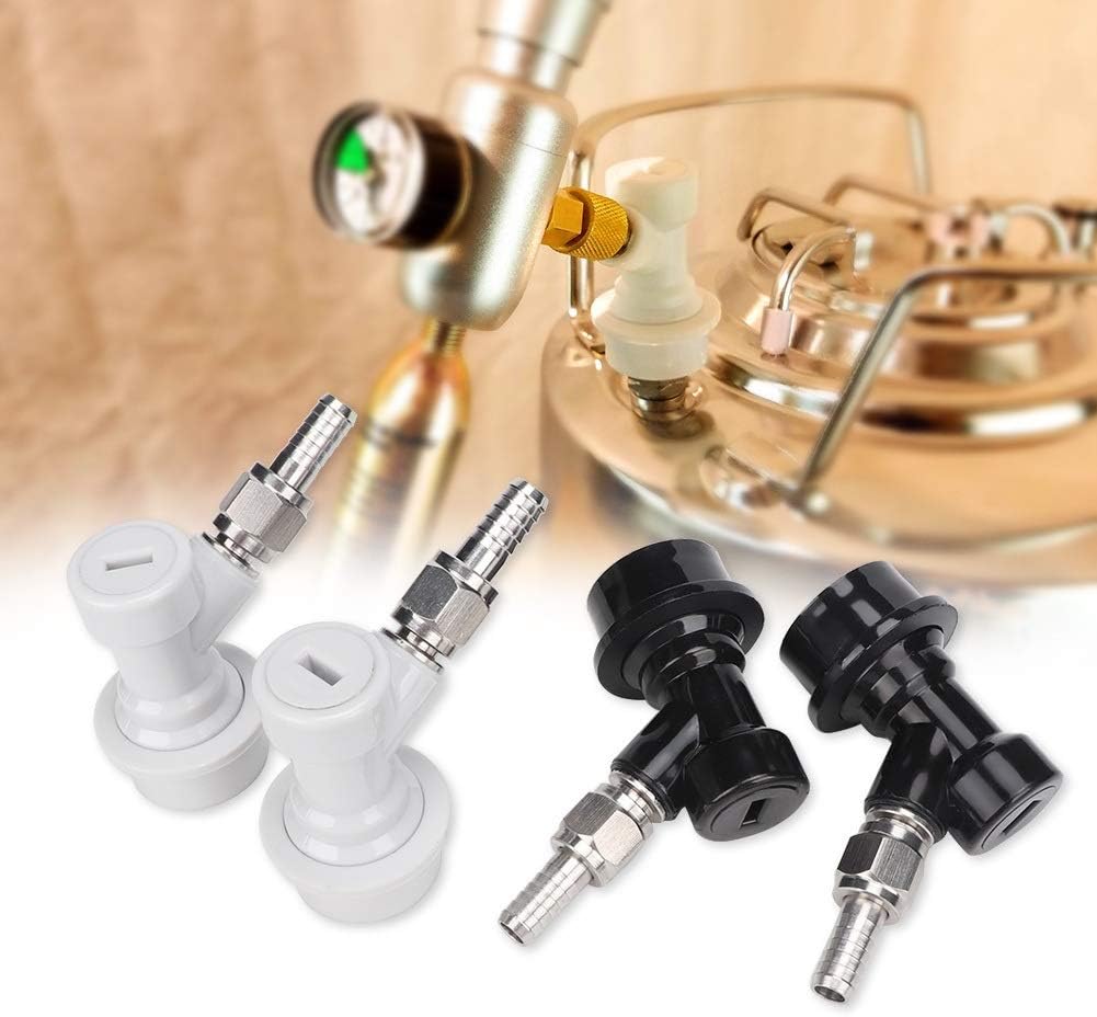Keg Anschluss Plastic Ball Lock, MAGT 4PCS-Ball-Lock-Anschluss Keg-Armatur Wein Bier Making Home Bre