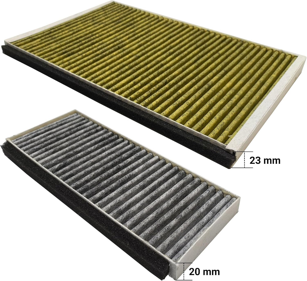 VIOKS Aktivkohlefilter 2er Set Ersatz für Bosch Siеmens Neff Constructa 11041790 11018700 DWZ0AK0A0