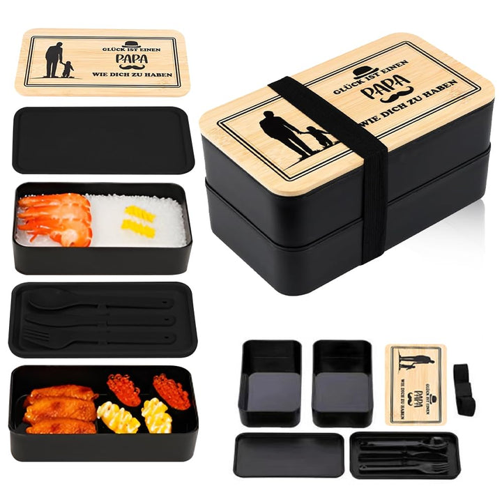 Geschenk für Papa Weihnachts, Brotdose für Papa, Geburtstagsgeschenk für Papa, Geschenk für Vater (P