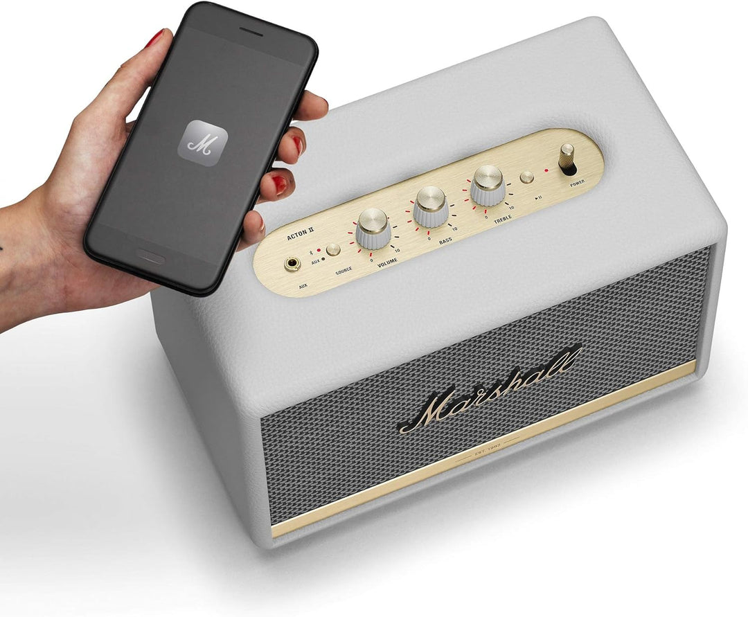 Marshall Acton II Bluetooth Lautsprecher, Kabelloser - Weiss Weiss Heimlautsprecher Acton II, Wei&#x