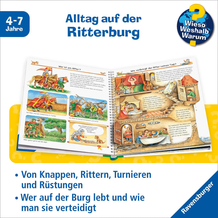 Wieso? Weshalb? Warum?, Band 11 - Wir entdecken die Ritterburg (Sachbuch ab 4 Jahre - mit Klappen) (