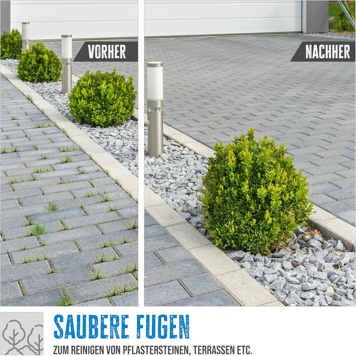 Güde Fugenreiniger GFR 401 (230 V, 400 W, 1800 1/min Motordrehzahl, 89-114 cm Arbeitsgriffhöhe, Soft