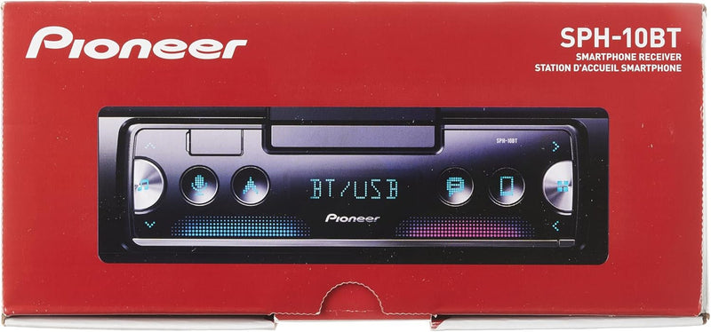 Pioneer SPH-10BT - Auto Media-Receiver (Schwarz, Silber, 1 DIN, 200 W, 4.0 Kanäle, 50 W, Android,