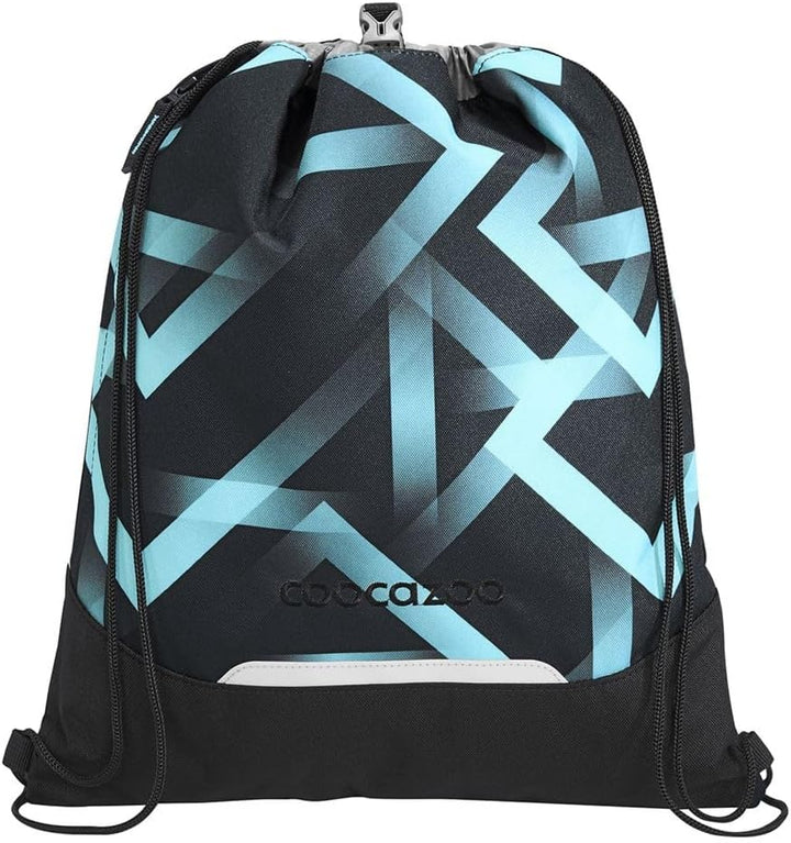 Coocazoo Porter Schulrucksack Set 3tlg. inkl. Sportbeutel (Laser Lights), Laser Lights