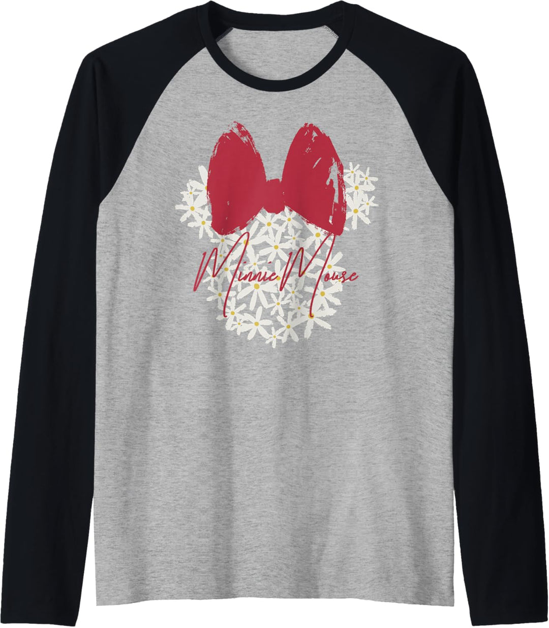 Disney Mickey And Friends Ostern Minnie Mouse Floral Raglan
