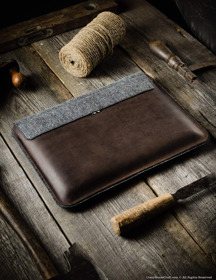 Etui/Hülle für MacBook Pro 13/14 / 15/16 Zoll - Wood Brown - Kompatibel mit MB Air 13/15 inch M1 M2