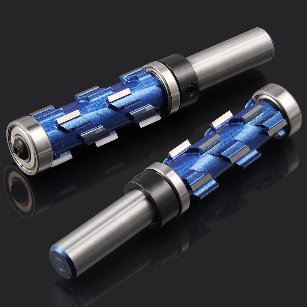 Flach Trimmen Fräser Bit 1/2" Schaft, Flach Trimmen Fräser Bits, Doppellager Spiral Trimmen Werkzeug