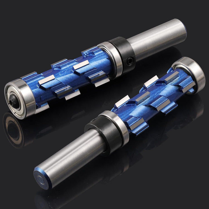 Flach Trimmen Fräser Bit 1/2" Schaft, Flach Trimmen Fräser Bits, Doppellager Spiral Trimmen Werkzeug