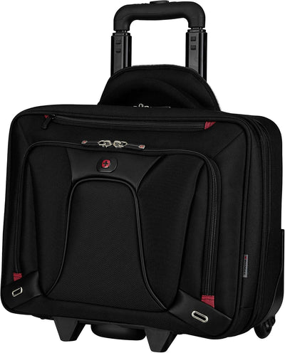 WENGER Transfer Aktenkoffer, Laptoptasche zum Rollen, Notebook bis 16 Zoll, Tablet bis 10 Zoll, 20 l