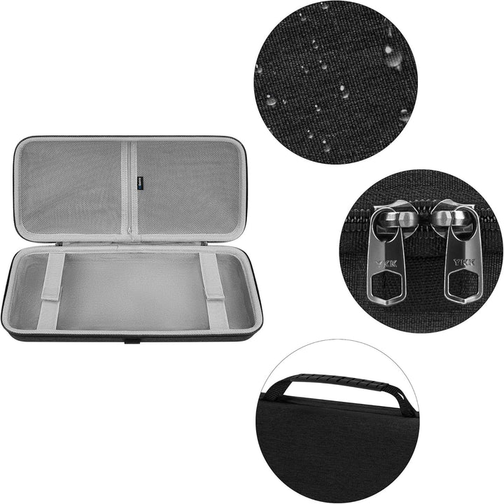 Geekria 75% - 80% Keyboard Case Hard Travel Case for 84 Keys Computer Wireless Portable Keyboard Com