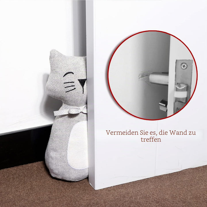 SANFERGE Niedlicher dekorativer Türstopper für Zuhause und Büro, Boden-Türstopper, Stofftier, gewich