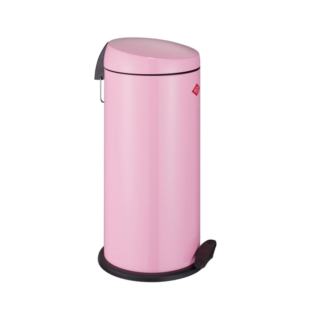 WESCO klassischer Tretabfallsammler CAPBOY MAXI in der Farbe pink, pulverbeschichtetes Stahlblech, M