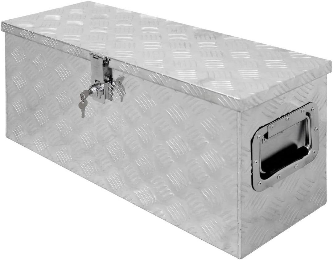 ECD Germany Alu Werkzeugkasten 73 x 24 x 32 cm - abschliessbar - Werkzeugkoffer Werkzeugkiste Werkze
