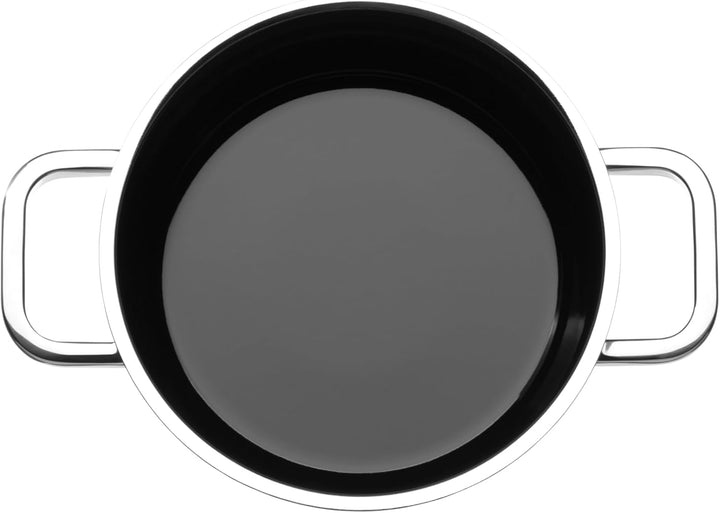 WMF Fusiontec Functional Kochtopf gross 20cm, Fleischtopf Induktion 3,7l, Glasdeckel mit Abgiessfunk