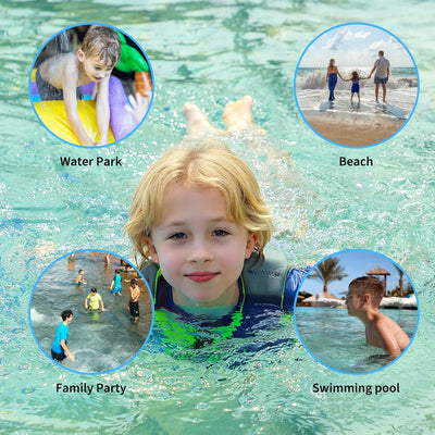 OldPAPA Kinder Schwimmjacke, Schwimmende Badeanzug Kleinkind für Schwimmen Lernen und trainieren, Wa